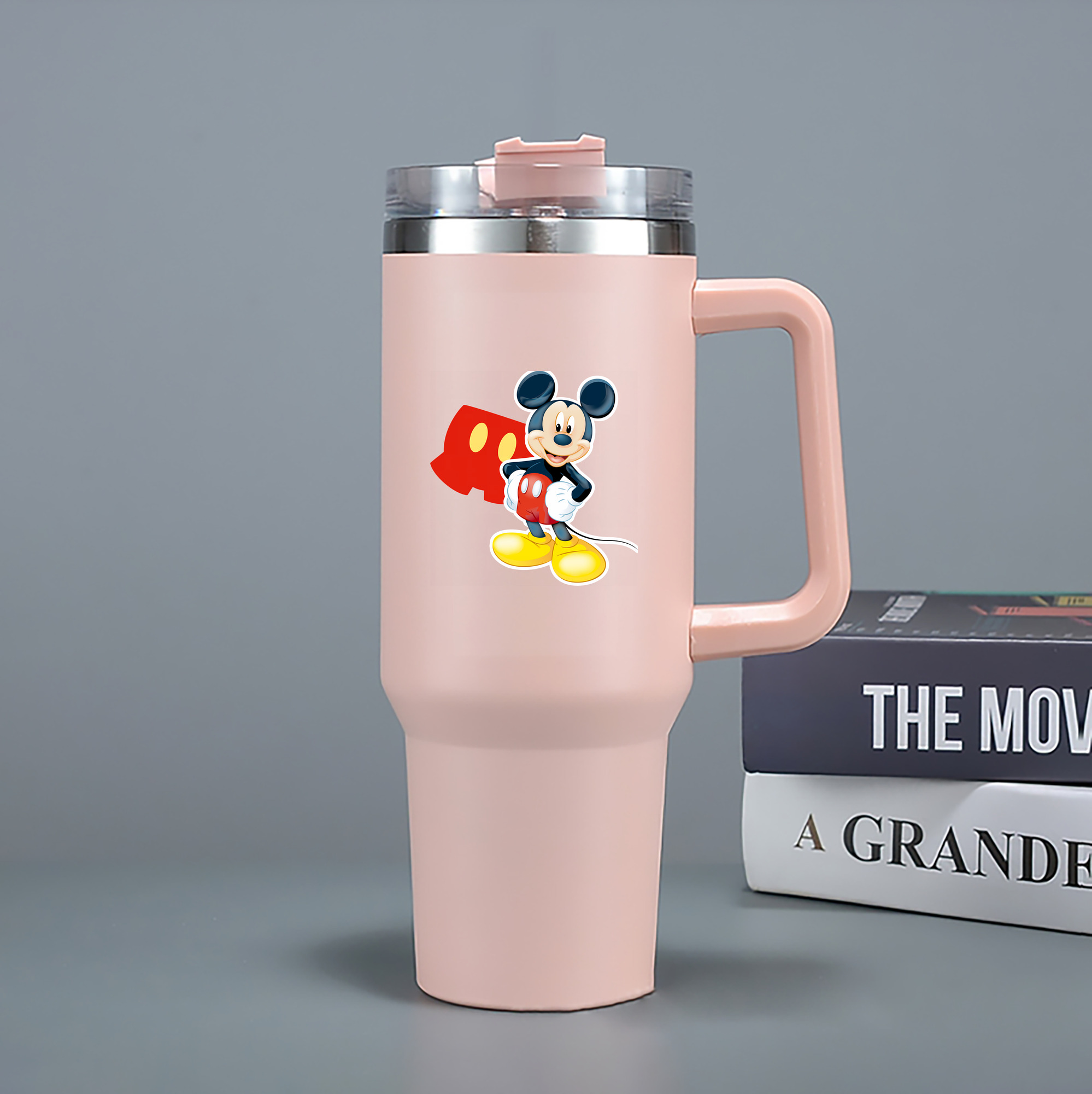 （画像用） ミッキーマウス Mickey Mouse 1200mL車用タンブラー（カラープリント）